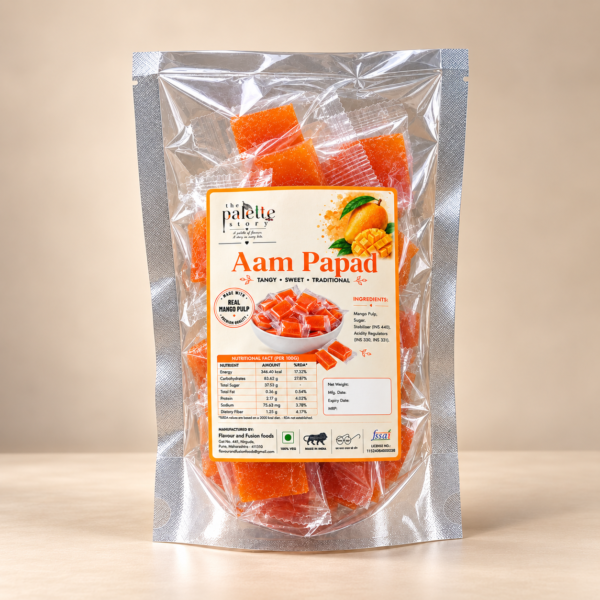Premium Mango Papad Stand-Up Pouch Aam Papad - 200gm